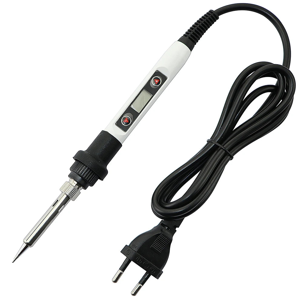 Adjustable Temperature Solder Iron 80W 220V / 110V LCD Electric Soldering Iron Welding Repair Tools