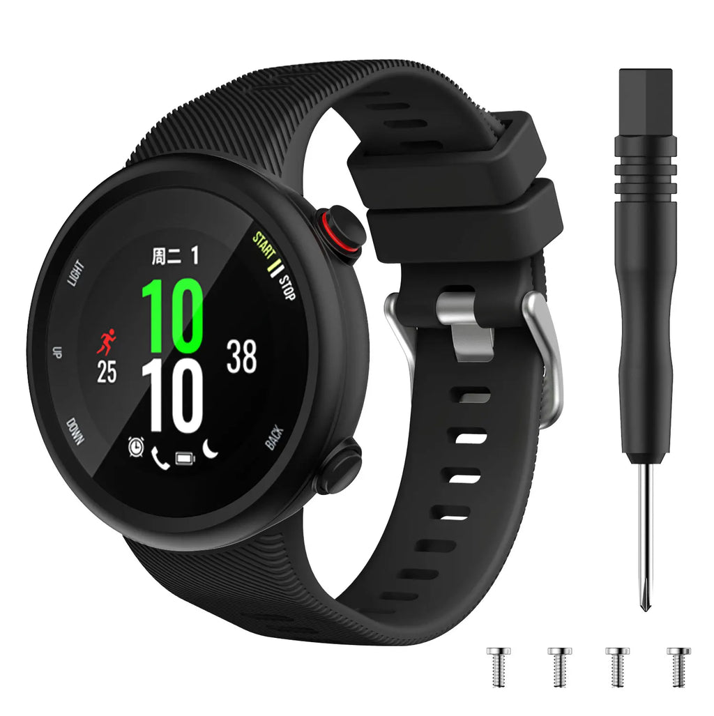 High Quality Silicone Strap for Garmin Swim 2 Smart Watch Band Sport Wristband for Garmin Forerunner 45 45s Bracelet Accessories