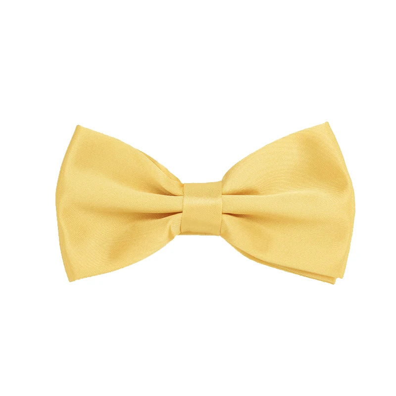 HUISHI Bow Tie For Men Bowtie Solid Color Fashion Butterfly Cravat Banquet Party Bowties Black Gold Red Royal Blue Wine Ties Men