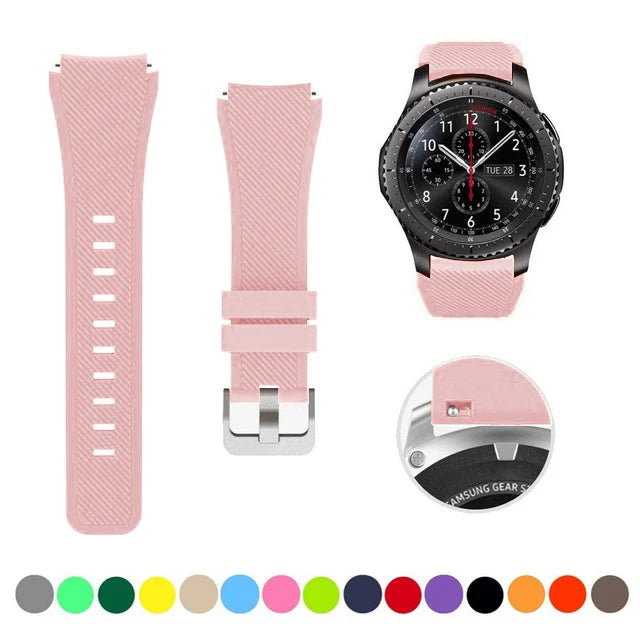 20mm 22mm Strap For Samsung galaxy watch 4 5 6 7 44mm 5 pro 45mm Gear S3 Frontier bracelet Huawei watch gt 2/2e/3/4/5/6 pro Band
