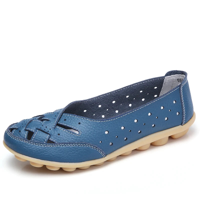 Women Shoes Flats Soft Leather Shoes Woman Loafers Oxford Ladies Shoes For Women White Shoes Plus Size 35-44 zapatos de mujer