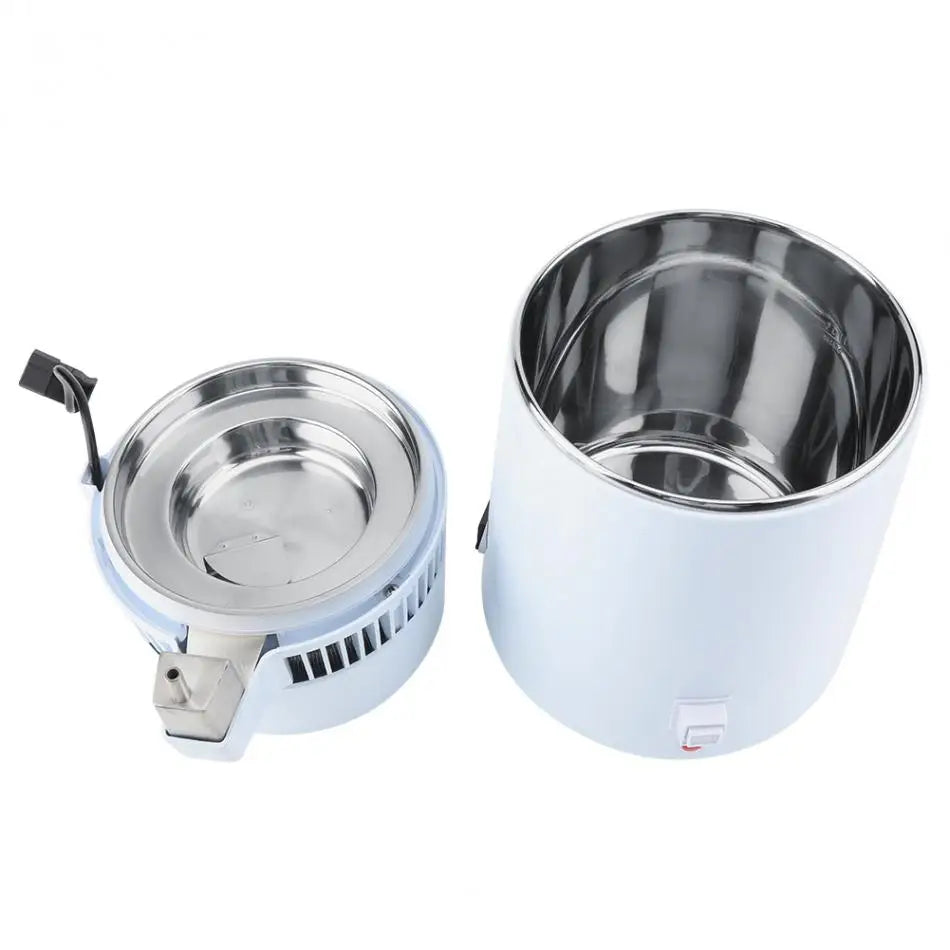 4L Pure Water Distiller 750W Plastic Jug Water Distilled Machine Stainless Steel Water Purifier Dental Distillation Equipment