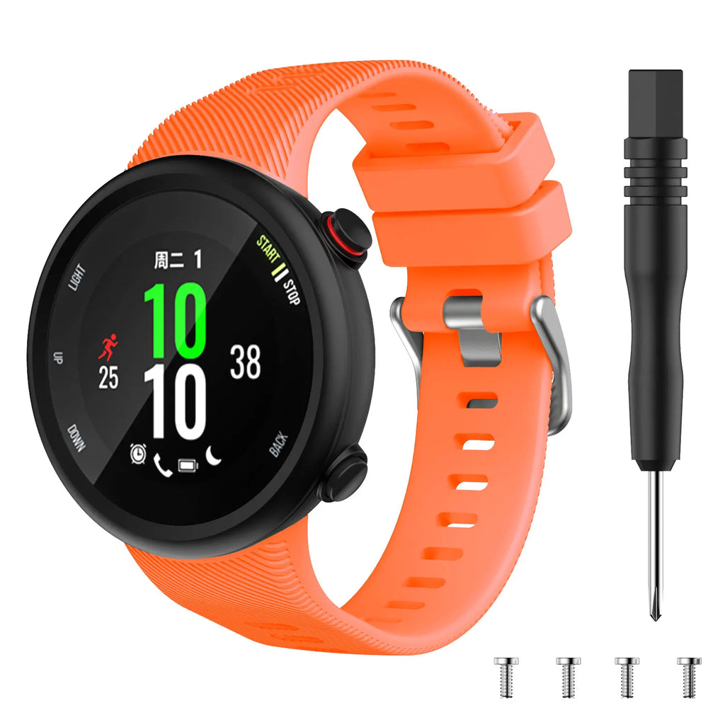 High Quality Silicone Strap for Garmin Swim 2 Smart Watch Band Sport Wristband for Garmin Forerunner 45 45s Bracelet Accessories