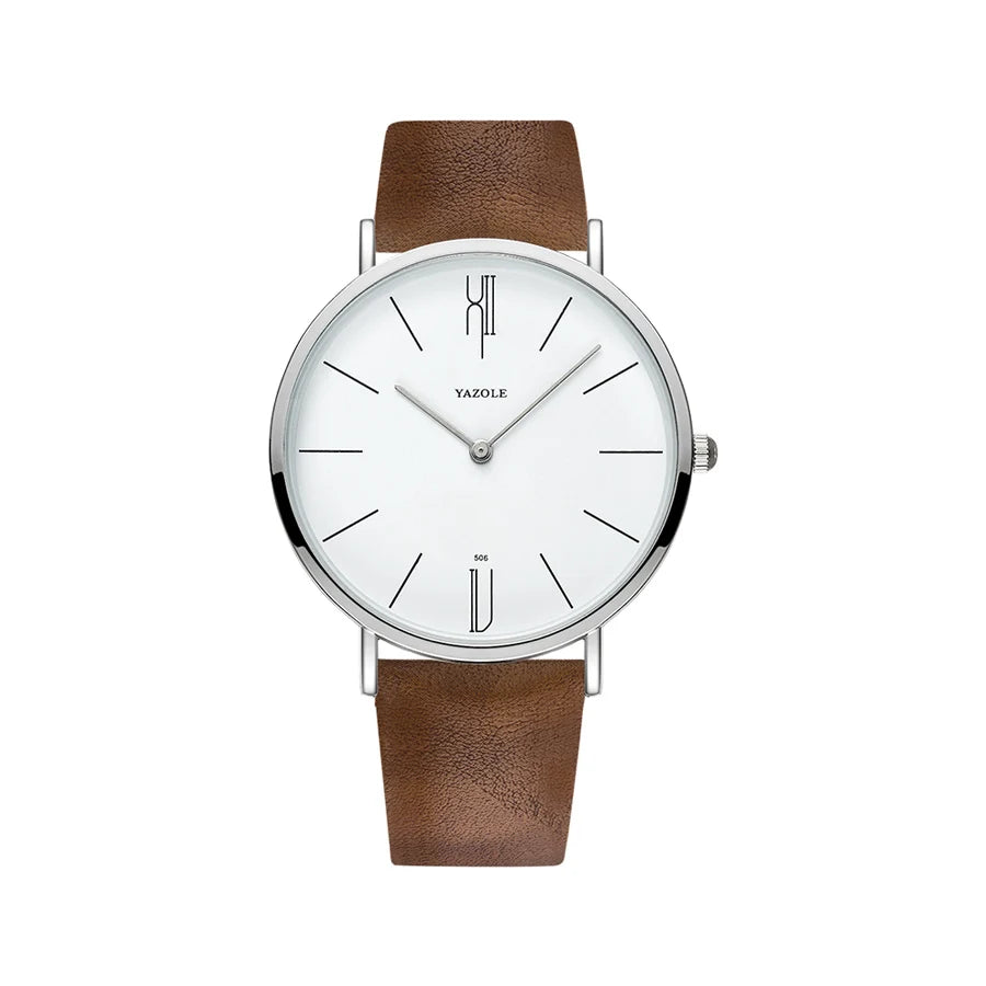 Outdoor Men Watch Genuine Leather Military Sports Analog Quartz Wristwatch Decoration Business Man Clock Calendar Montre Homme