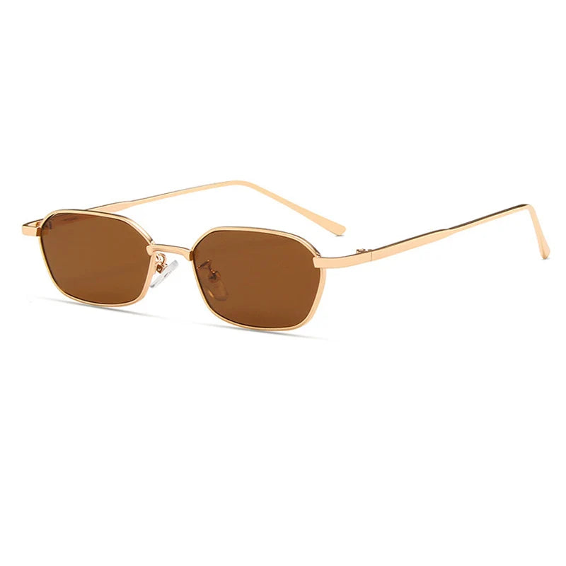 OEC CPO Small Square Sunglasse Women Men Brand Steampunk Metal Frame Sunglasses Men Retro Glasses UV400 Eyeglasses O949