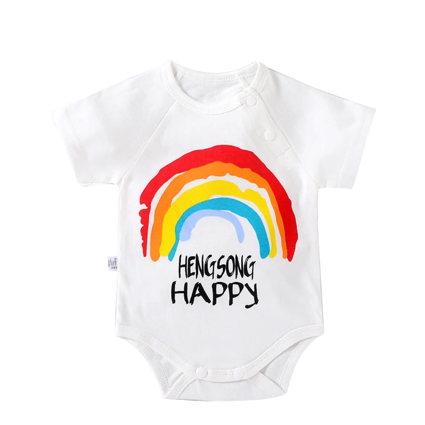 Newborn Baby Rompers Cotton Infant Body Short Sleeve baby Jumpsuit Cartoon Baby Boy Girl clothes 0-24M Crawling Baby