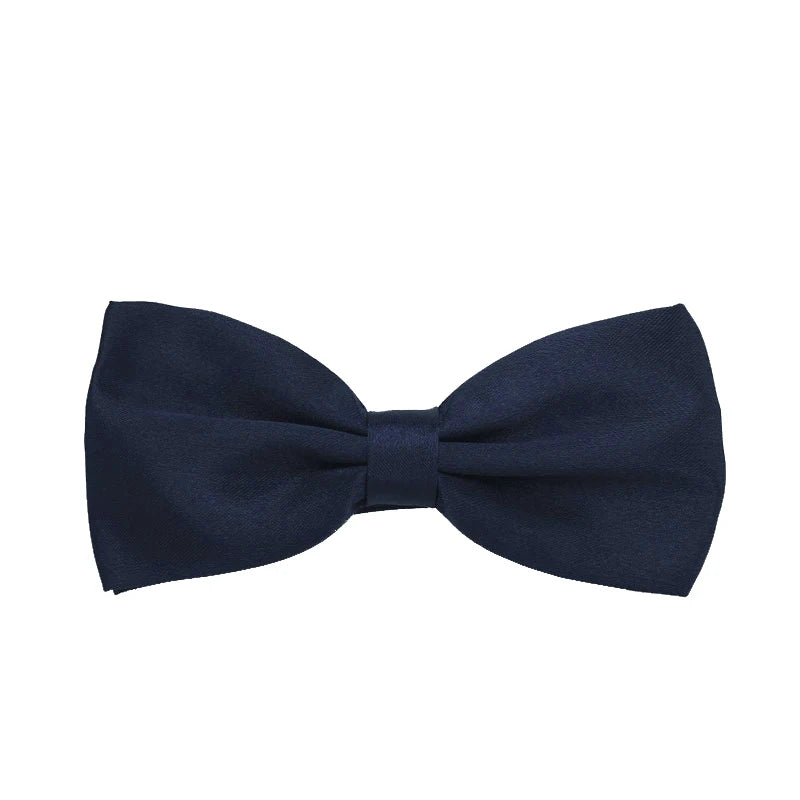 HUISHI Bow Tie For Men Bowtie Solid Color Fashion Butterfly Cravat Banquet Party Bowties Black Gold Red Royal Blue Wine Ties Men