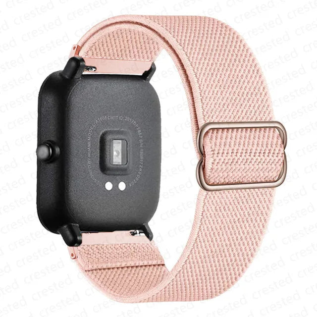 Nylon band For Amazfit GTS 4/2/2e/3/GTS2 Mini/GTR/4/3/Pro/GTR2/stratos Bracelet correa Amazfit bip 6 5 3 20mm/22mm Watch straps