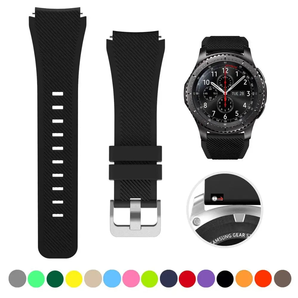 20mm 22mm Strap For Samsung galaxy watch 4 5 6 7 44mm 5 pro 45mm Gear S3 Frontier bracelet Huawei watch gt 2/2e/3/4/5/6 pro Band