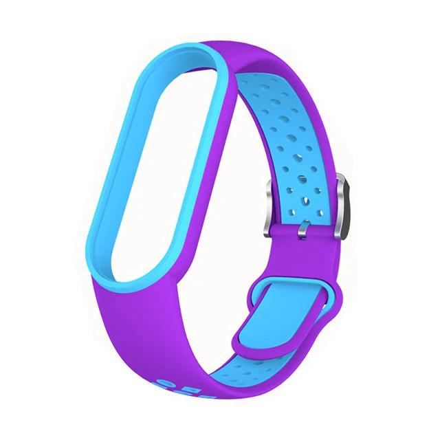 Strap for Mi Band 7 Bracelet Sport Silicone Miband5 Miband 6 Wrist Correa Replacement Band for Xiaomi Mi Band 7 Belt Accessories