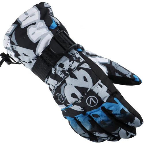 Men Women Kids Ski Gloves Winter Snow Thickened Warm Ultralight Waterproof Snowboard Gloves Motorcycle Snowmobile Riding Camping