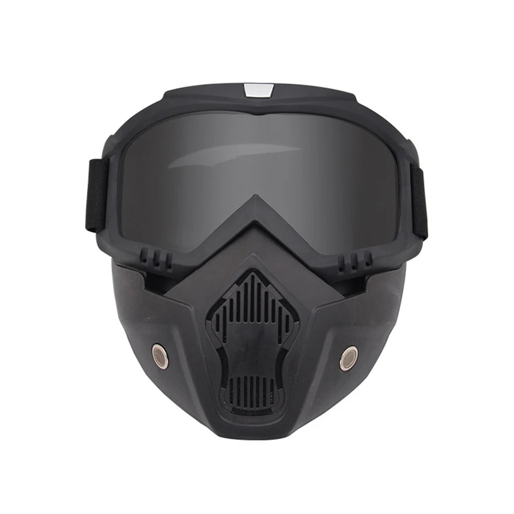 Outdoor Ski Snowboard Mask Snowmobile Skiing Goggles Windproof Motocross Protective Glasses Safety Goggles With Mouth Filter