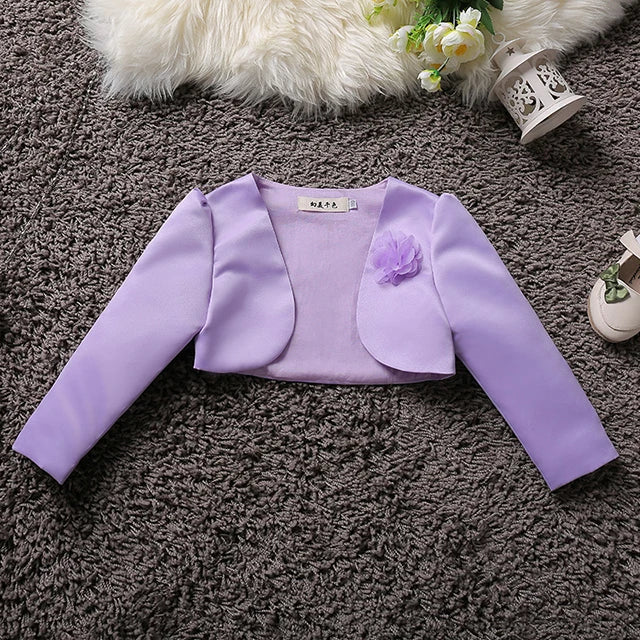 Baby Girl Clothing Embroidered Coat Princess Short Cape Infant Jackets Outerwear Wedding Party Dress Shawl Children Clothing