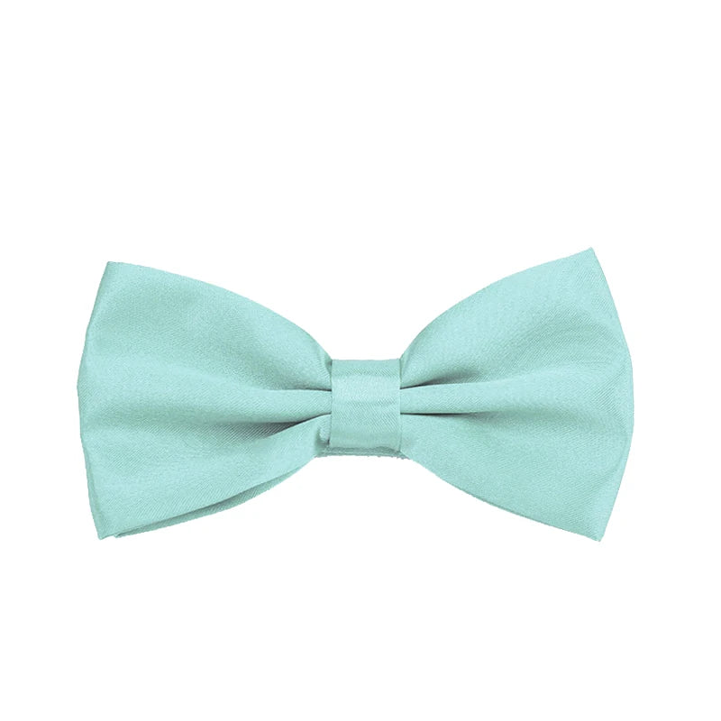 HUISHI Bow Tie For Men Bowtie Solid Color Fashion Butterfly Cravat Banquet Party Bowties Black Gold Red Royal Blue Wine Ties Men