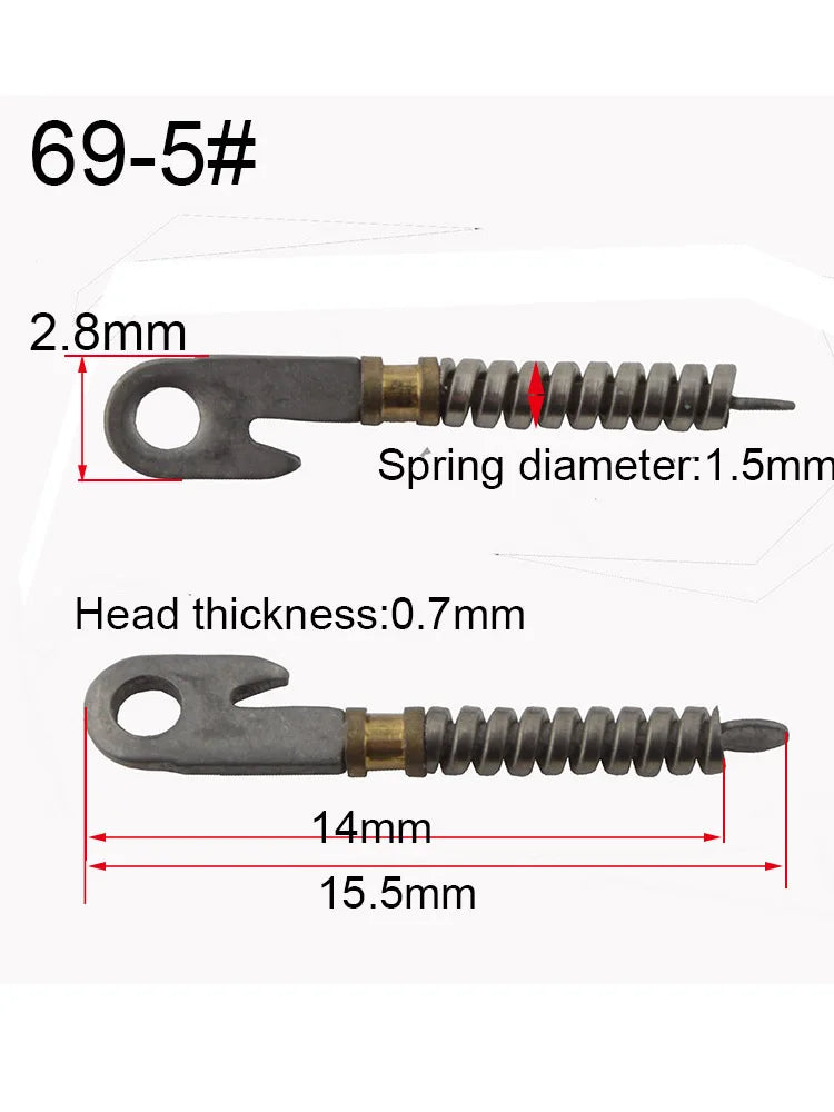 1800pcs Eyeglasses Spring Insert Glasses Repairing Flex Temples Optical Frame Broken Replacement Accessory