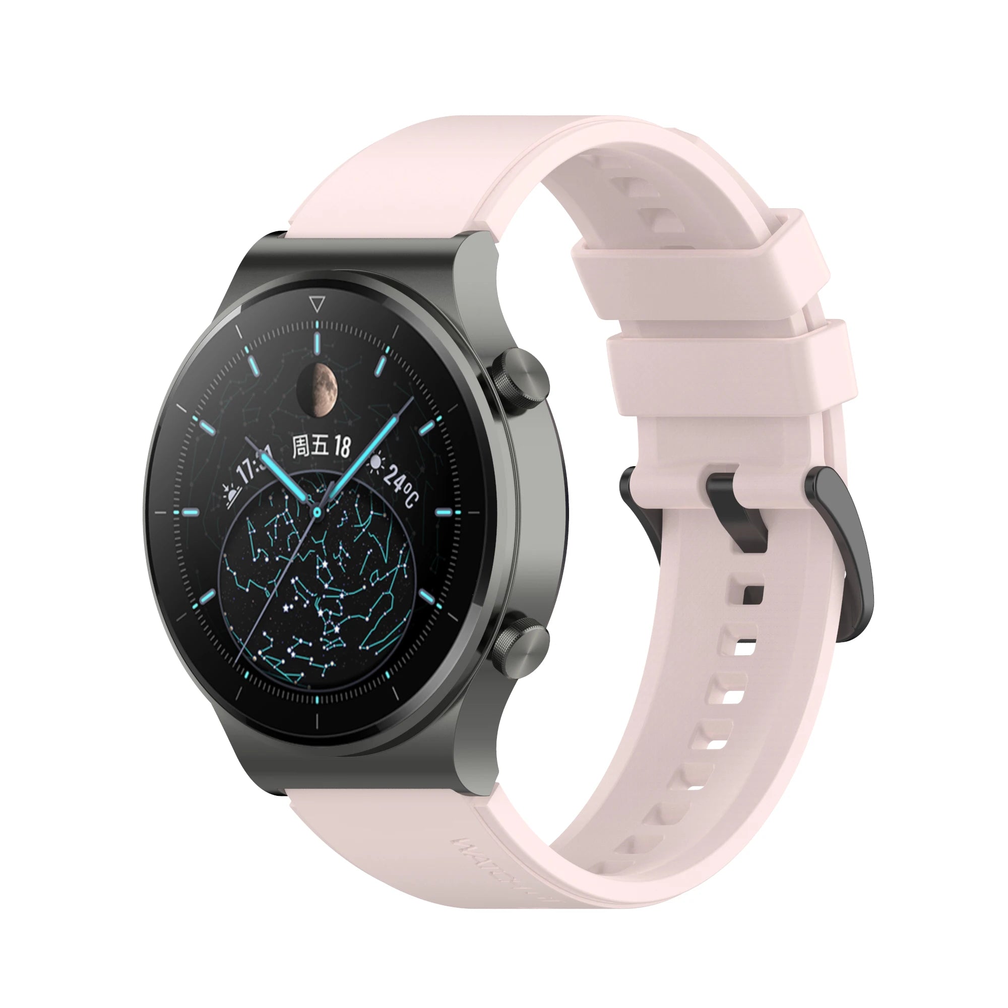22mmOfficial Silicone Replacement Gt2 Pro Strap Band For Huawei Watch GT5/3 GT4 2 46mm Pro Original Watchband Wristband Bracelet