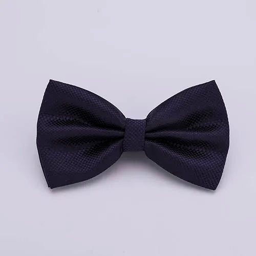 HUISHI Bow Tie For Men Bowtie Solid Color Fashion Butterfly Cravat Banquet Party Bowties Black Gold Red Royal Blue Wine Ties Men