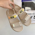 2023New Women's Sandals Fashion Thick Soled Non Slip Comfortable Outer Wear Seaside Sandalias for Summer Buckle Strap Beach