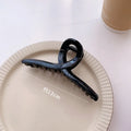 Fashion Hair Clips for Women Plastic Claw Clip Colorful Solid Color Cross Large 13cm Hair Clip Girls Hair Claw Hair Accessories