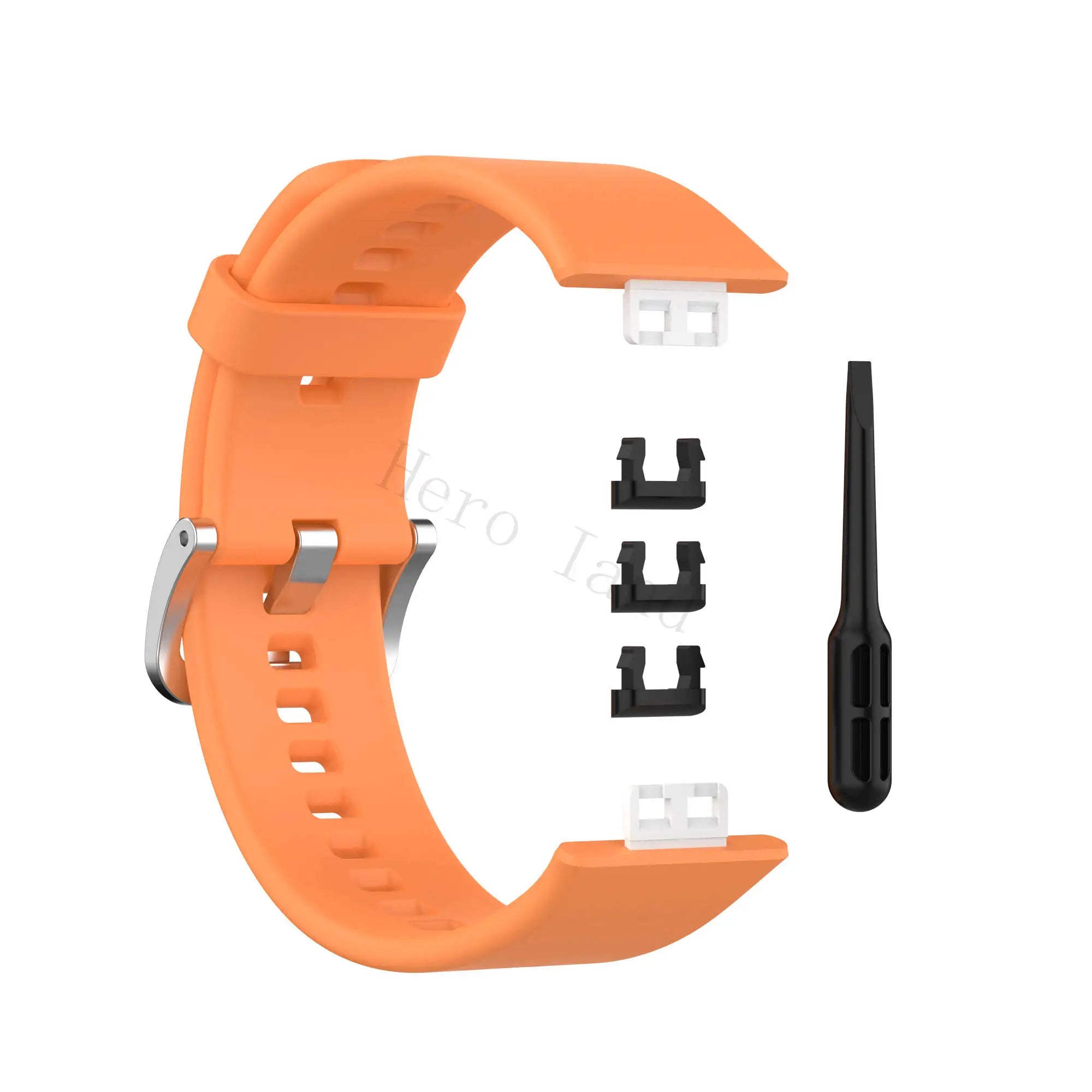 Sport Silicone Watchband For Huawei Watch Fit Strap Original SmarwatchWriststrap Belt Bracelet Printing Accessories with tool