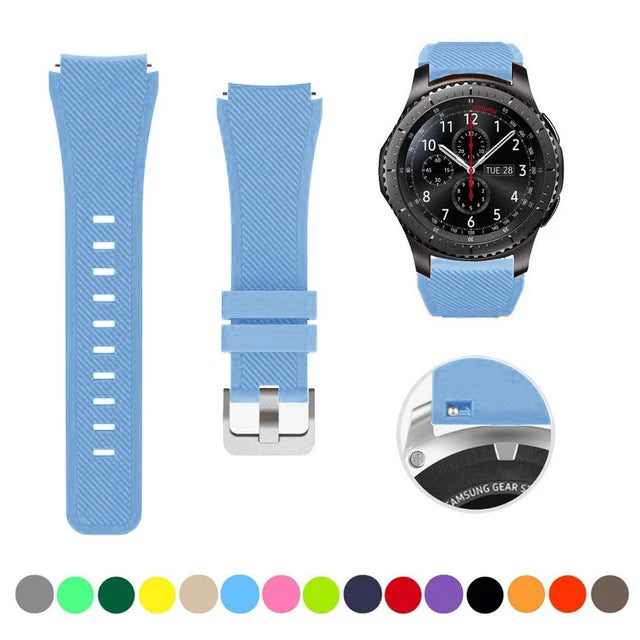 20mm 22mm Strap For Samsung galaxy watch 4 5 6 7 44mm 5 pro 45mm Gear S3 Frontier bracelet Huawei watch gt 2/2e/3/4/5/6 pro Band
