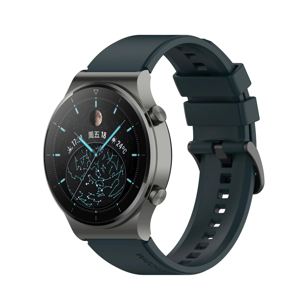 22mmOfficial Silicone Replacement Gt2 Pro Strap Band For Huawei Watch GT5/3 GT4 2 46mm Pro Original Watchband Wristband Bracelet