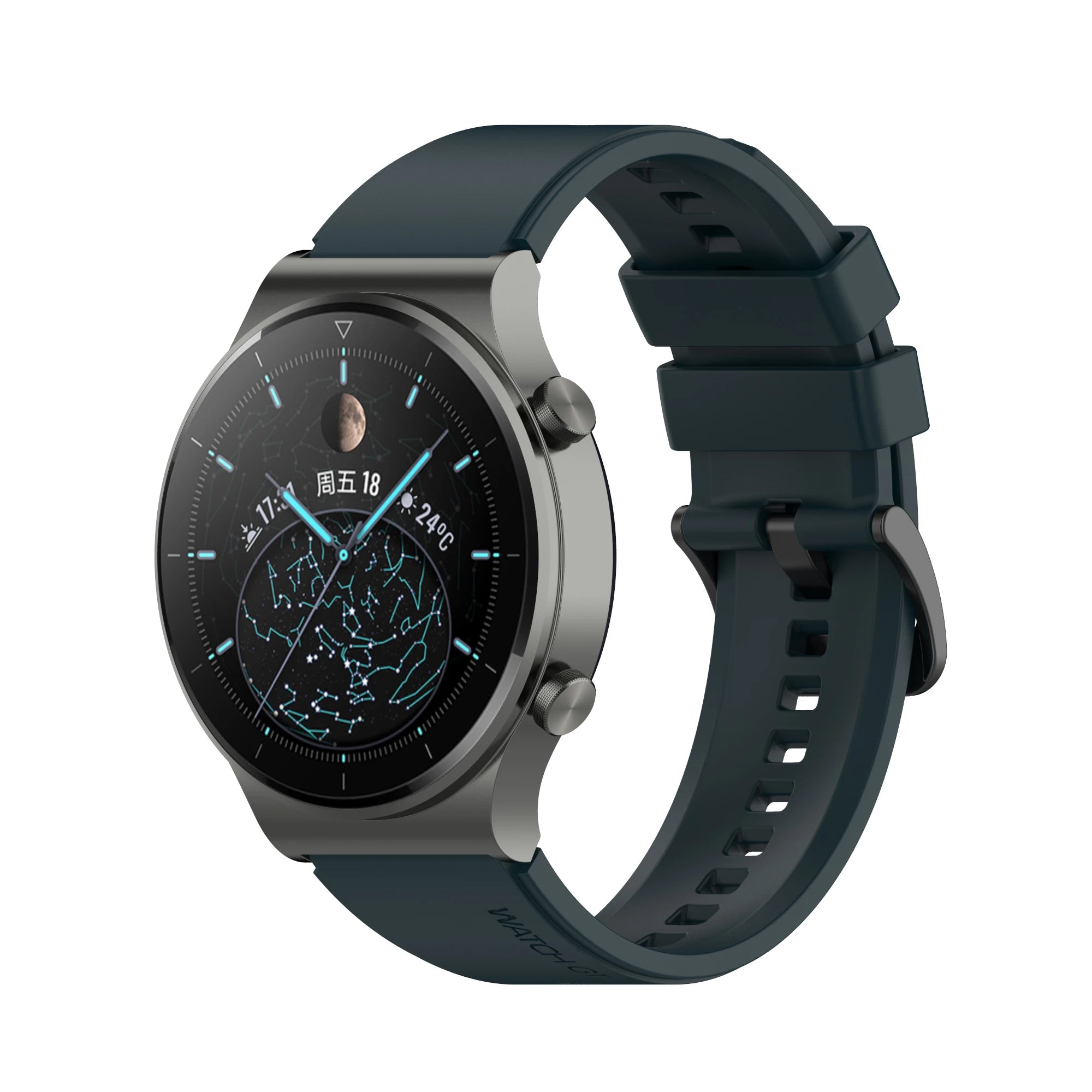 22mmOfficial Silicone Replacement Gt2 Pro Strap Band For Huawei Watch GT5/3 GT4 2 46mm Pro Original Watchband Wristband Bracelet