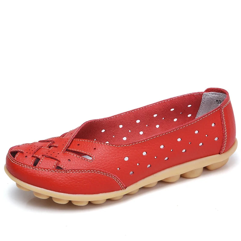 Women Shoes Flats Soft Leather Shoes Woman Loafers Oxford Ladies Shoes For Women White Shoes Plus Size 35-44 zapatos de mujer