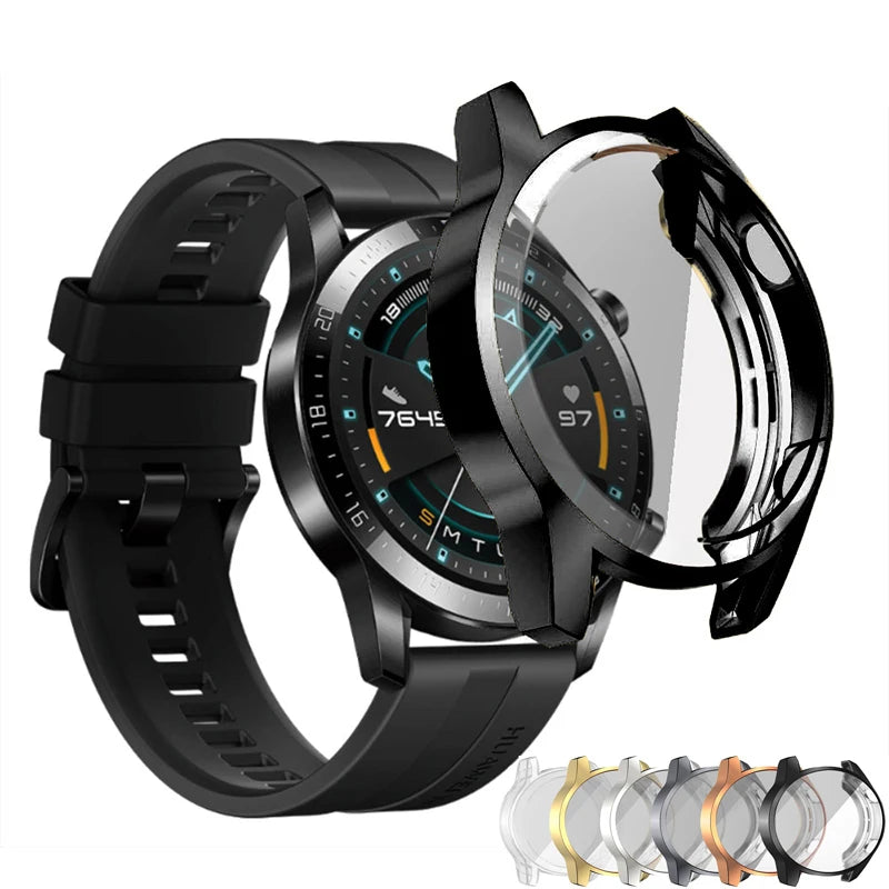 Case for Huawei Watch GT 4 46mm GT 2 46mm GT 3 46mm 42mm / GT 5 GT 6 46mm 41mm Screen Protector Cover GT2 GT3 GT4 GT5 GT6 Case