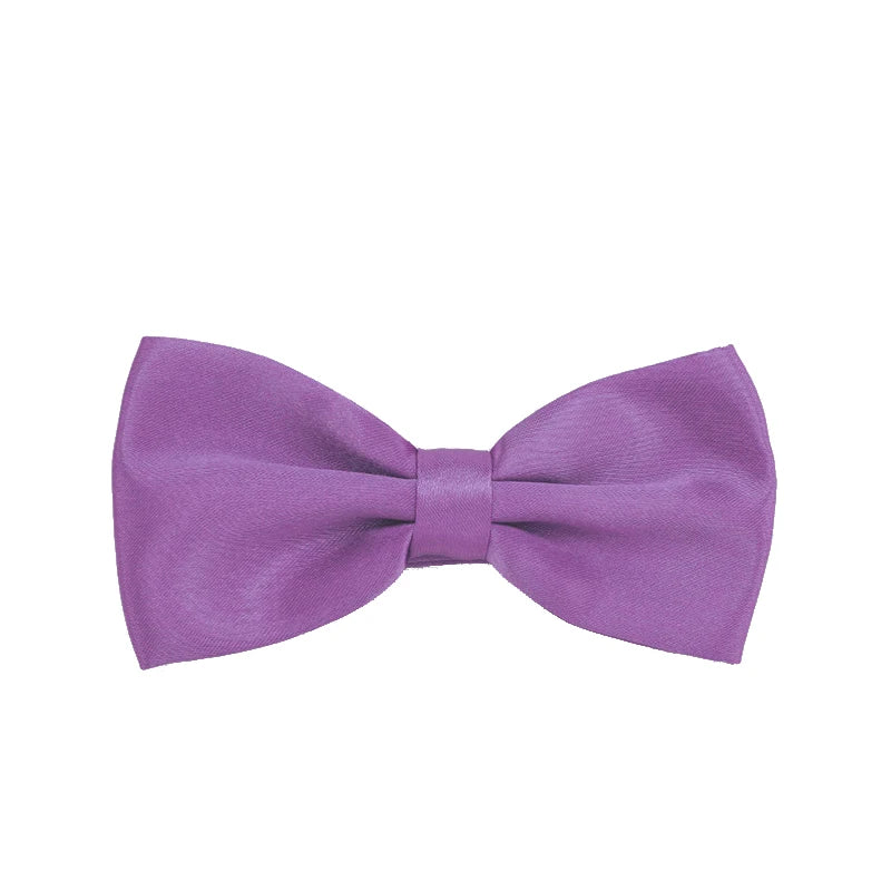 HUISHI Bow Tie For Men Bowtie Solid Color Fashion Butterfly Cravat Banquet Party Bowties Black Gold Red Royal Blue Wine Ties Men