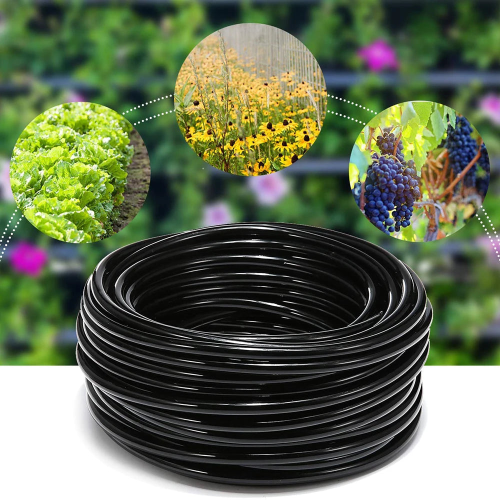 4 / 7mm Hose PVC Water Pipe Irrigation Tube Garden Water Drip Hose  Irrigation System Watering Systems for Greenhouses Watering