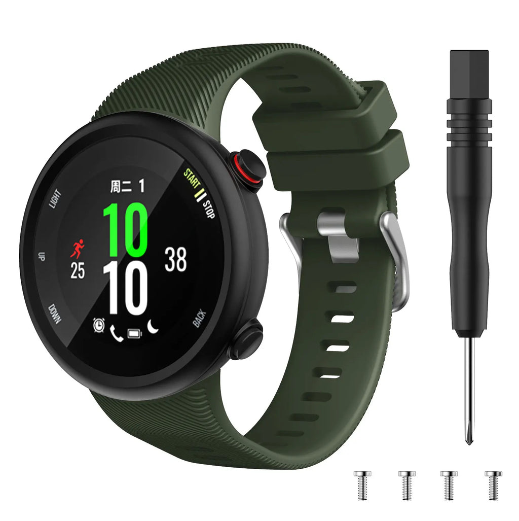 High Quality Silicone Strap for Garmin Swim 2 Smart Watch Band Sport Wristband for Garmin Forerunner 45 45s Bracelet Accessories