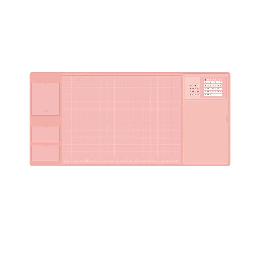 Multifunctional Large XXL PU Mouse Pad Student Writing Pad Business Desk Mat Laptop Organizer with Calendar Scale Card Slot