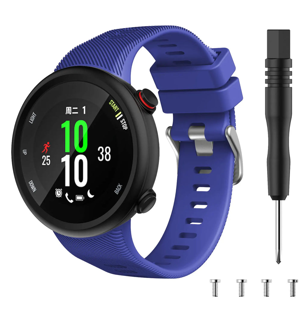 High Quality Silicone Strap for Garmin Swim 2 Smart Watch Band Sport Wristband for Garmin Forerunner 45 45s Bracelet Accessories
