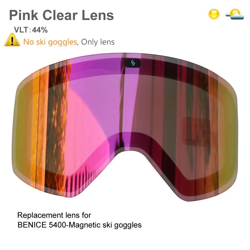 New UV400 Double Layer Magnetic Ski Goggles Polarized Lens Skiing Anti-fog Snowboard Goggles Men Women Ski Glasses Eyewear