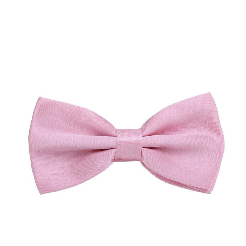HUISHI Bow Tie For Men Bowtie Solid Color Fashion Butterfly Cravat Banquet Party Bowties Black Gold Red Royal Blue Wine Ties Men