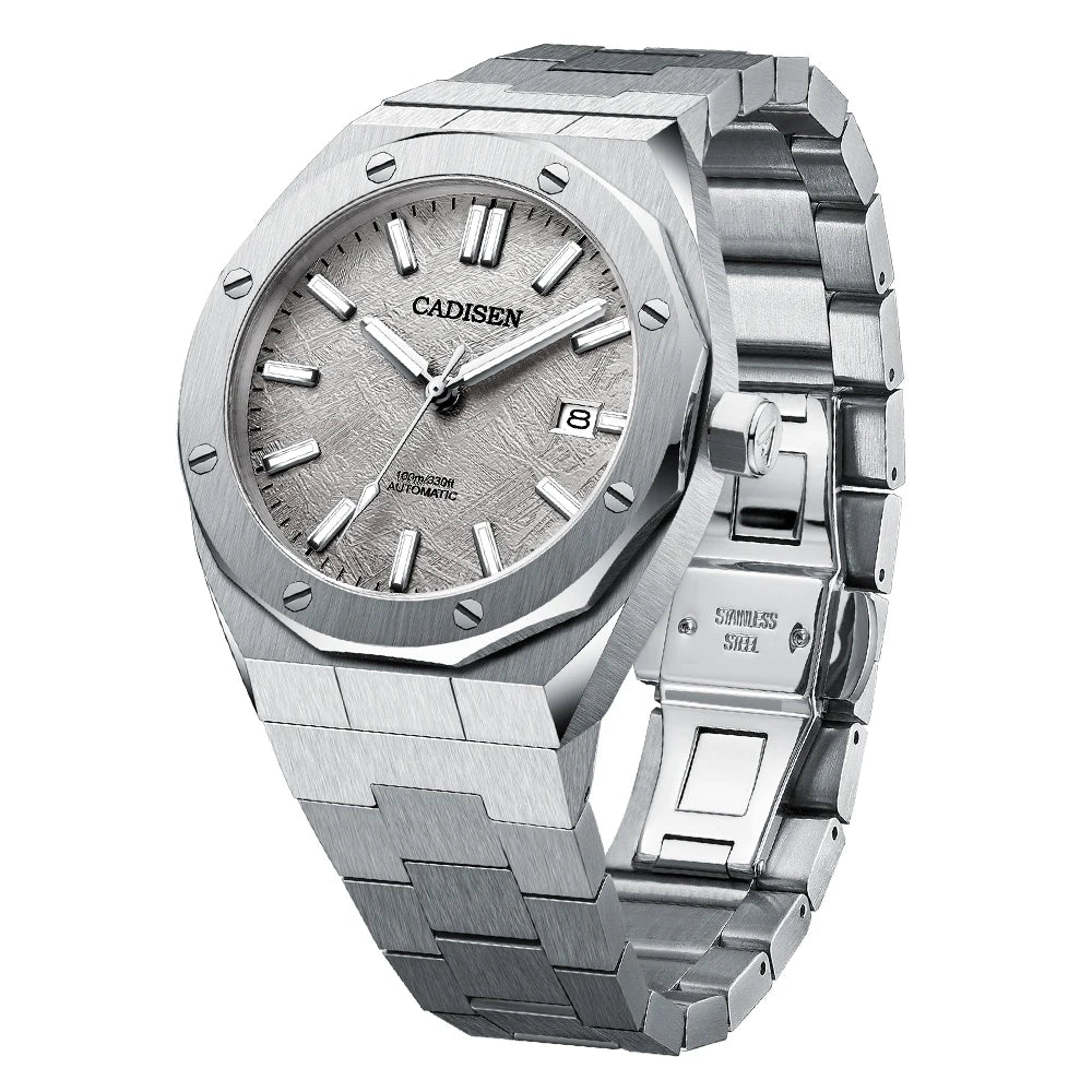 CADISEN Automatic Mens Watches Fashion Top Brand Stainless Steel Sapphire Glass MIYOTA 8215 Watch Men Mechanical Wristwatch