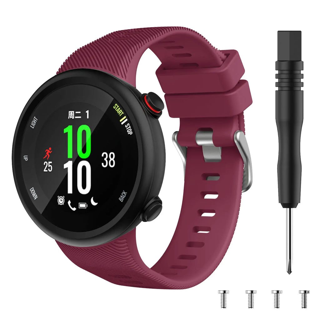 High Quality Silicone Strap for Garmin Swim 2 Smart Watch Band Sport Wristband for Garmin Forerunner 45 45s Bracelet Accessories