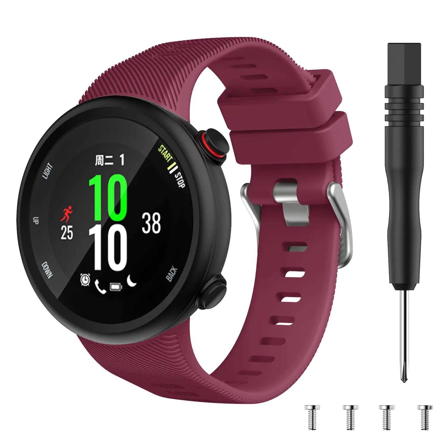 High Quality Silicone Strap for Garmin Swim 2 Smart Watch Band Sport Wristband for Garmin Forerunner 45 45s Bracelet Accessories