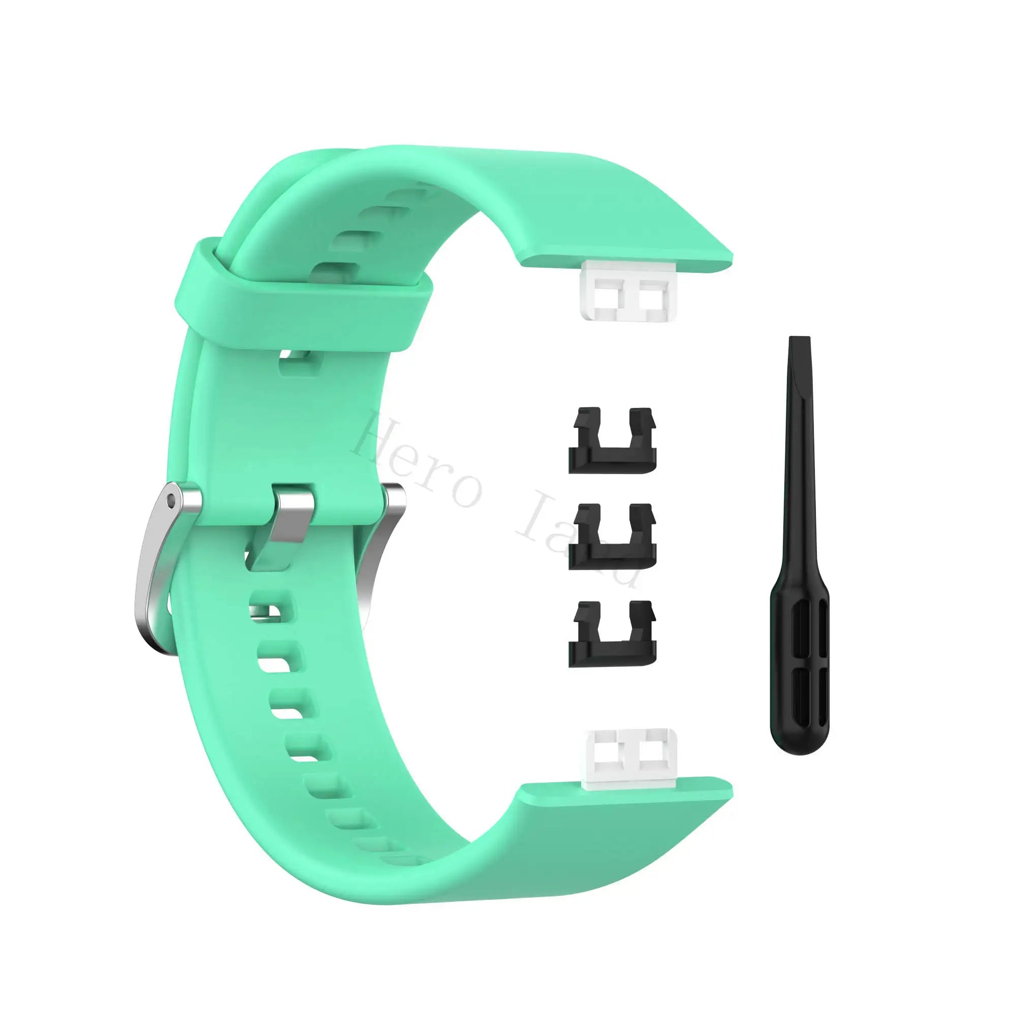 Sport Silicone Watchband For Huawei Watch Fit Strap Original SmarwatchWriststrap Belt Bracelet Printing Accessories with tool