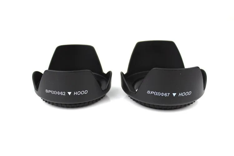 Universal Lens Hood 49mm 52mm 58mm 55mm 62mm 67mm 72mm 77mm 82mm Screw-in Tulip Petal Flower Filter Thread Camera Lente Protect