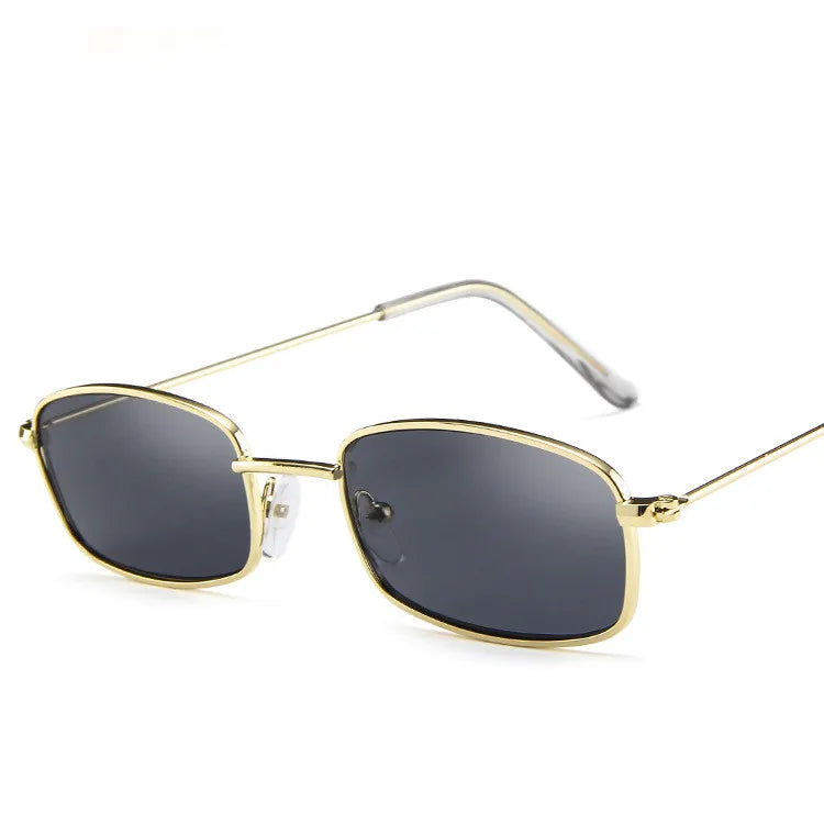 ZXWLYXG 2025 New Small Rectangle Sunglasses Women Retro Brand Designer Red Sun Glasses Men Glasses Female Unisex