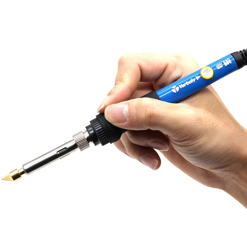 Wood Burning Kit Carving Pyrography Pen Kit 60W Adjustable Temperature Soldering Iron Welding Wood Embossing Burning set