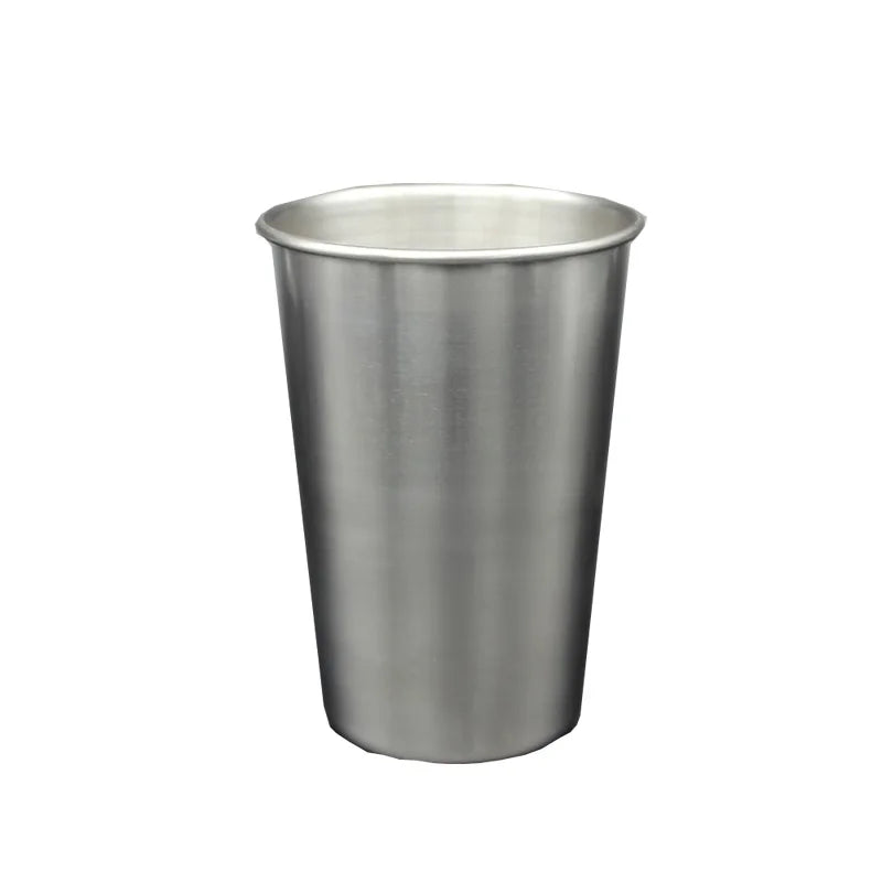 Beer Glass 500ml/600ml/700ml Metal Stainless Steel Wine Spirits Cup Creative Simple Verre Biere Rinser Mug Tiki Glasses