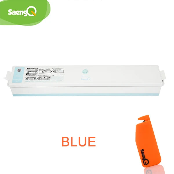 saengQ Electric Vacuum Sealer Packaging Machine For Home Kitchen Including 15pcs Food Saver Bags Commercial Vacuum Food Sealing
