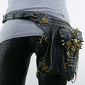 Steampunk Waist Leg Bags Women Men Victorian Style Holster Bag Motorcycle Thigh Hip Belt Packs Messenger Shoulder Bags