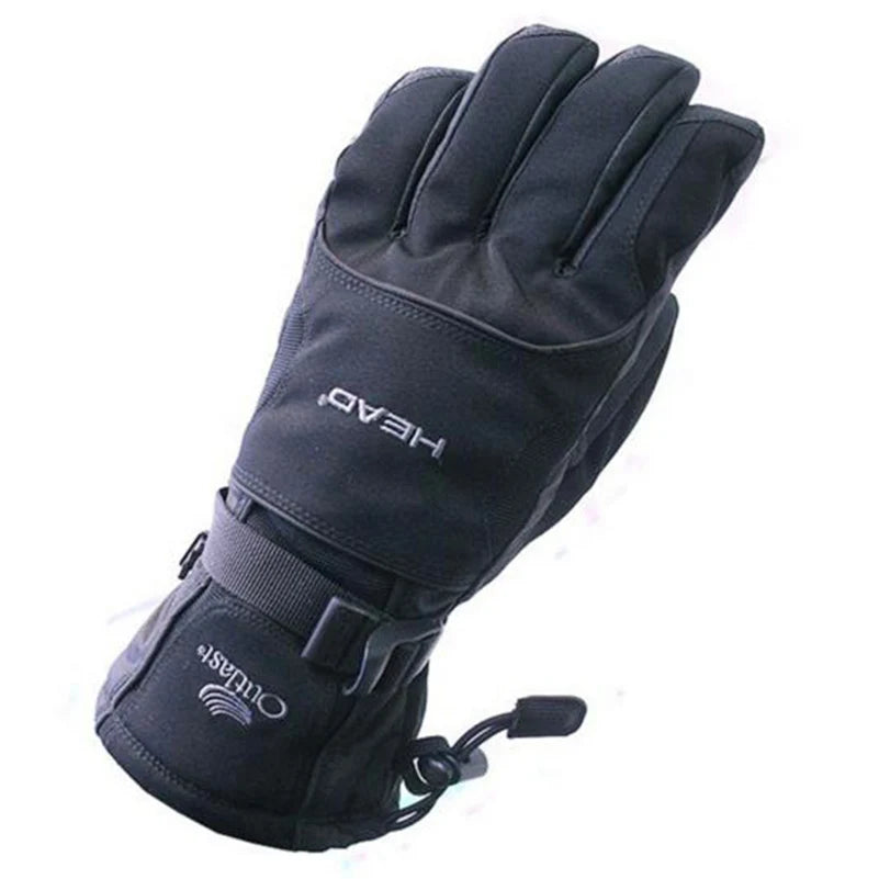 Waterproof Ski Gloves for Men Fleece Snowboard Gloves Snowmobile Motorcycle Riding Winter Gloves Windproof Snow Skiing Gloves