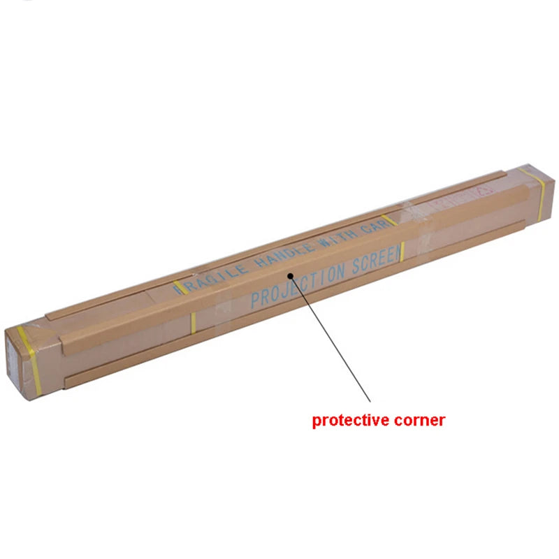 60-100 Inch 16:9 Electric Projector Screen With Remote Control Motorized Projection Curtain for Home Cinema Business School