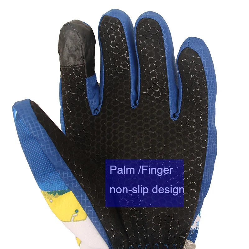 Goexplore best Ski Gloves 2025 Men Women -30 Thicken Waterproof Outdoor Motorcycle Snowboard Snowmobile Snow Mittens Winter Male