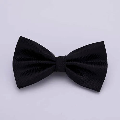 HUISHI Bow Tie For Men Bowtie Solid Color Fashion Butterfly Cravat Banquet Party Bowties Black Gold Red Royal Blue Wine Ties Men